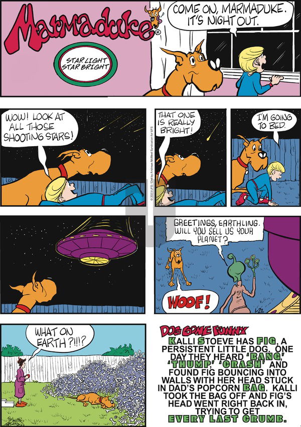 Marmaduke - Sunday January 22, 2023 Comic Strip
