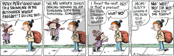 Cul de Sac on Monday December 16, 2019 Comic Strip