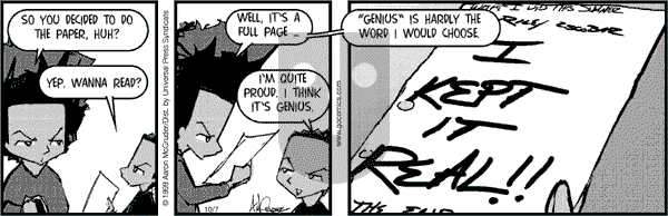 The Boondocks on Saturday May 10, 2014 Comic Strip