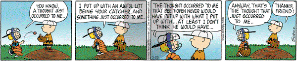 Peanuts - Friday March 29, 2013 Comic Strip