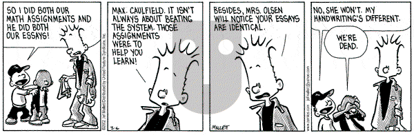 Frazz on Wednesday March 6, 2002 Comic Strip