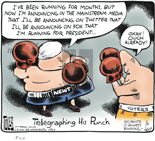 Tom Toles on Wednesday May 11, 2011 Comic Strip