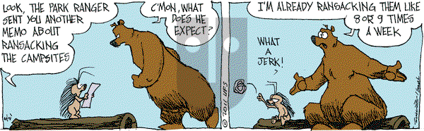 The Grizzwells on Monday February 21, 2011 Comic Strip