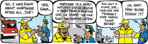 JumpStart on Monday November 25, 2019 Comic Strip
