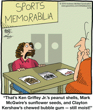 In the Bleachers on Wednesday May 16, 2018 Comic Strip