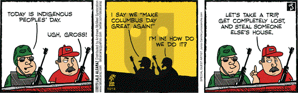 La Cucaracha on Monday October 14, 2019 Comic Strip