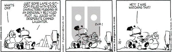 Over the Hedge on Saturday July 15, 2000 Comic Strip