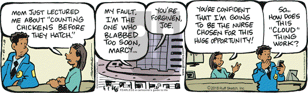 JumpStart on Tuesday March 6, 2018 Comic Strip