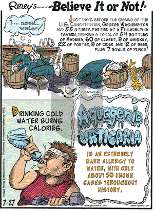 Ripley's Believe It or Not - Wednesday July 27, 2022 Comic Strip