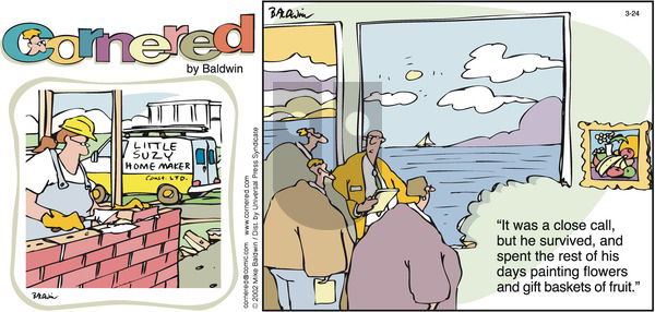 Cornered on Sunday March 24, 2002 Comic Strip