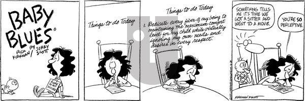 Baby Blues on Sunday June 30, 1991 Comic Strip