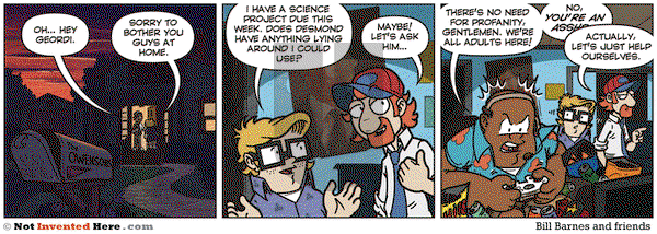 Not Invented Here - Monday November 16, 2020 Comic Strip