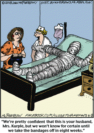 Close to Home on Wednesday August 22, 2018 Comic Strip