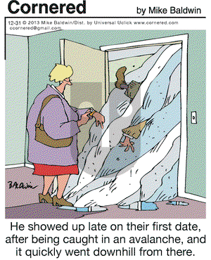 Cornered on Tuesday December 31, 2013 Comic Strip
