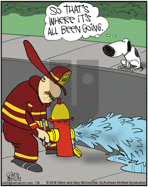 The Flying McCoys on Tuesday January 9, 2018 Comic Strip