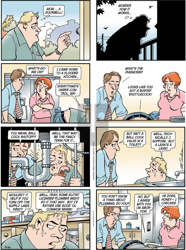 Doonesbury - Sunday October 26, 2008 Comic Strip