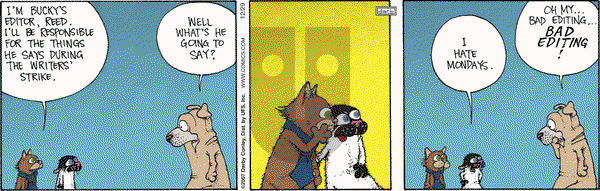 Get Fuzzy on Saturday December 29, 2007 Comic Strip