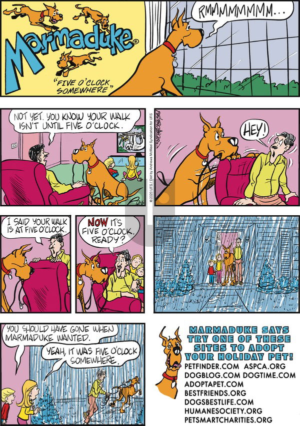 Marmaduke on Sunday December 6, 2020 Comic Strip
