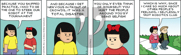 Nancy on Friday February 8, 2019 Comic Strip