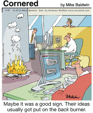 Cornered on Tuesday April 30, 2019 Comic Strip