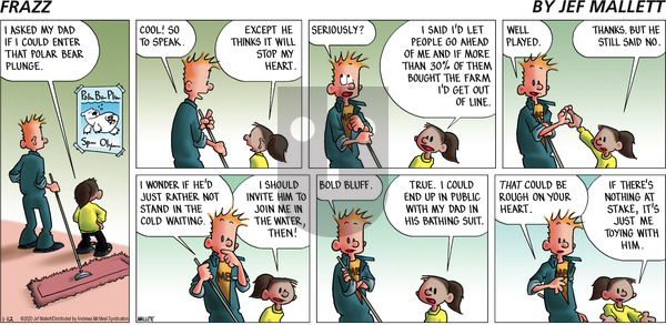 Frazz on Sunday January 12, 2020 Comic Strip
