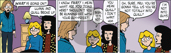 Luann on Monday February 22, 2016 Comic Strip