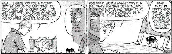 Get Fuzzy on Friday May 26, 2000 Comic Strip