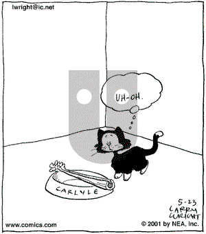 Kit 'N' Carlyle on Saturday October 13, 2001 Comic Strip