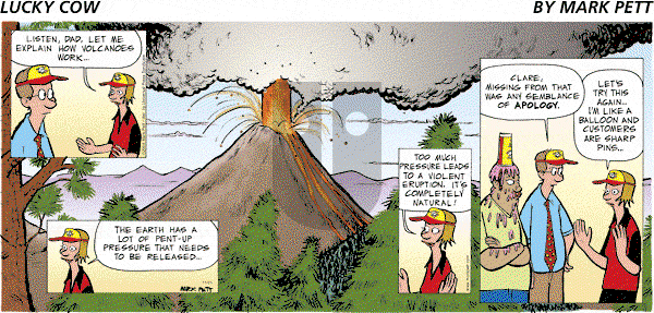 Lucky Cow on Sunday November 21, 2004 Comic Strip