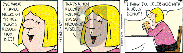 The Born Loser on Saturday January 22, 2011 Comic Strip