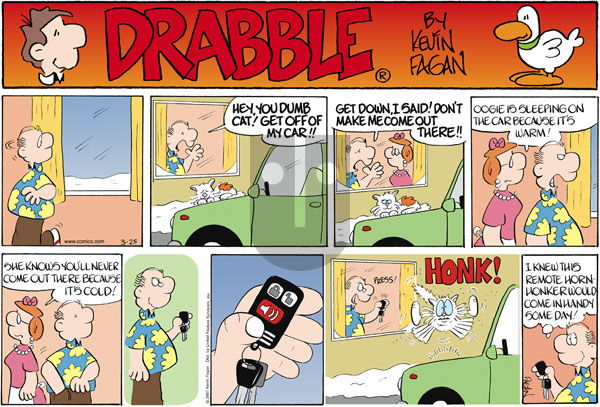 Drabble on Sunday March 25, 2007 Comic Strip