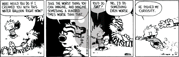 Calvin and Hobbes - Friday August 5, 1988 Comic Strip
