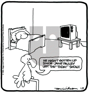 Ziggy on Monday January 29, 1990 Comic Strip