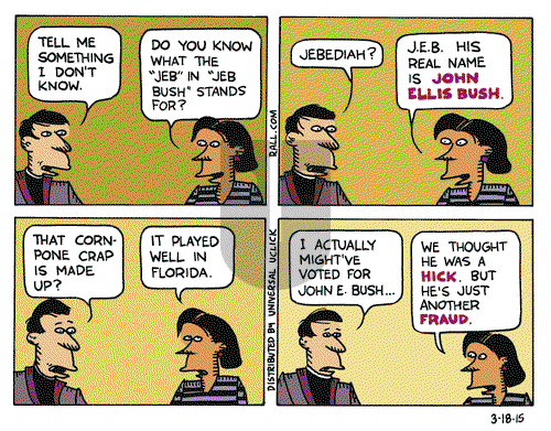 Ted Rall on Wednesday March 18, 2015 Comic Strip