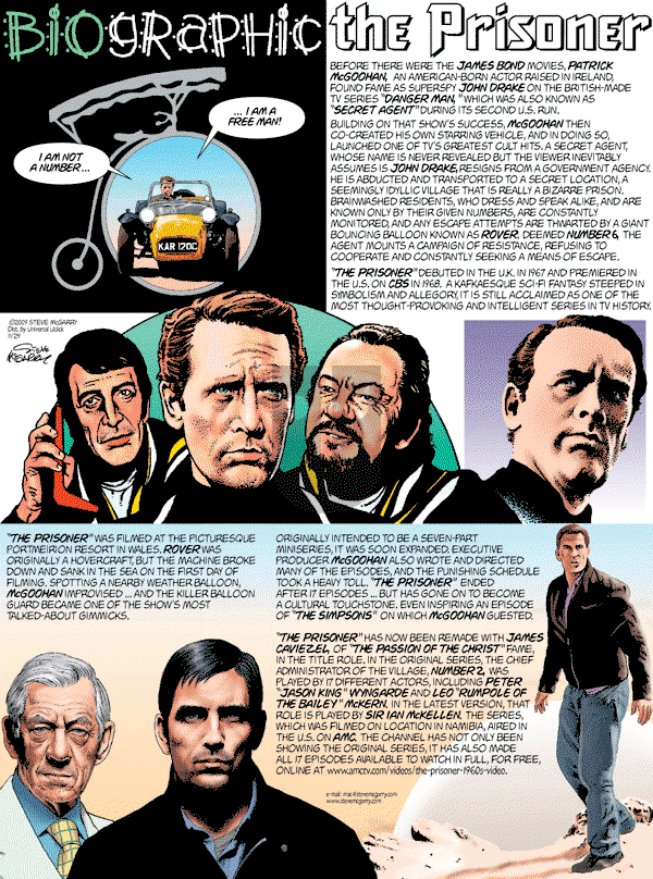 Biographic on Sunday November 29, 2009 Comic Strip