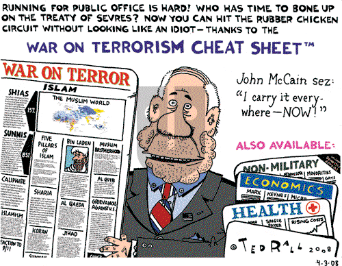 Ted Rall on Thursday April 3, 2008 Comic Strip
