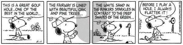 Peanuts on Saturday May 11, 1985 Comic Strip