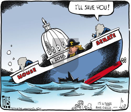 Tom Toles on Sunday September 16, 2018 Comic Strip