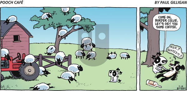 Pooch Cafe on Sunday July 19, 2015 Comic Strip