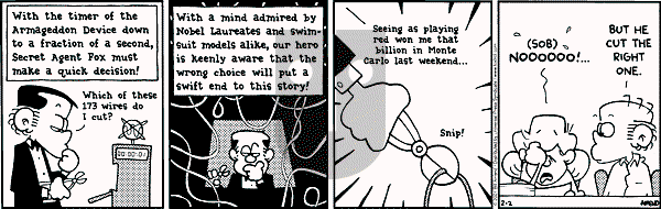 FoxTrot on Friday February 2, 2001 Comic Strip