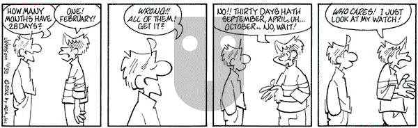 Arlo and Janis on Saturday November 30, 2002 Comic Strip