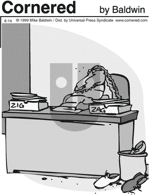 Cornered on Monday June 14, 1999 Comic Strip
