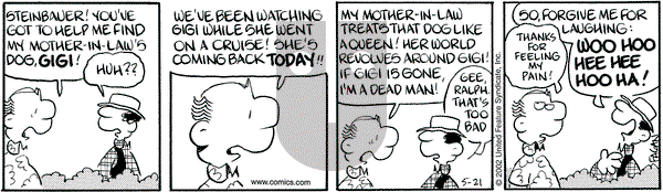 Drabble on Tuesday May 21, 2002 Comic Strip