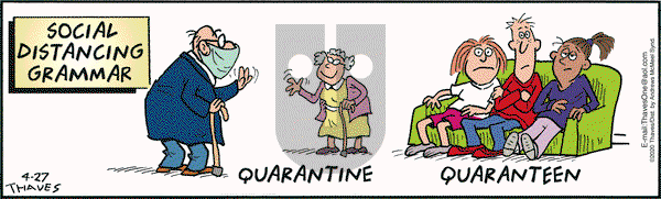 Frank and Ernest on Monday April 27, 2020 Comic Strip