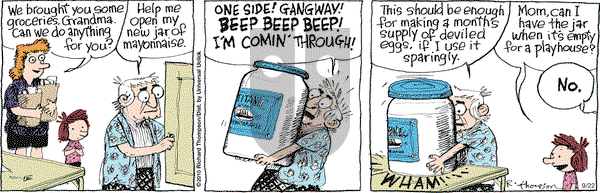Cul de Sac on Tuesday September 22, 2015 Comic Strip