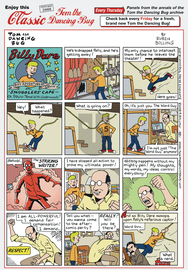 Tom the Dancing Bug on Thursday February 9, 2017 Comic Strip