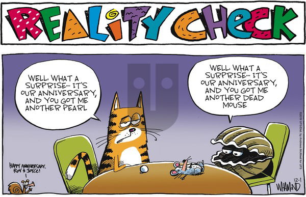 Reality Check on Sunday December 1, 2019 Comic Strip