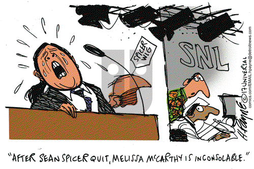 Henry Payne on Tuesday July 25, 2017 Comic Strip