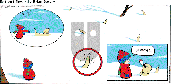 Red and Rover on Sunday January 25, 2009 Comic Strip