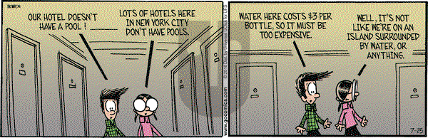 Grand Avenue on Monday July 25, 2016 Comic Strip